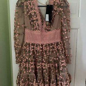 BronxandBanco Megan Rose Mini Dress